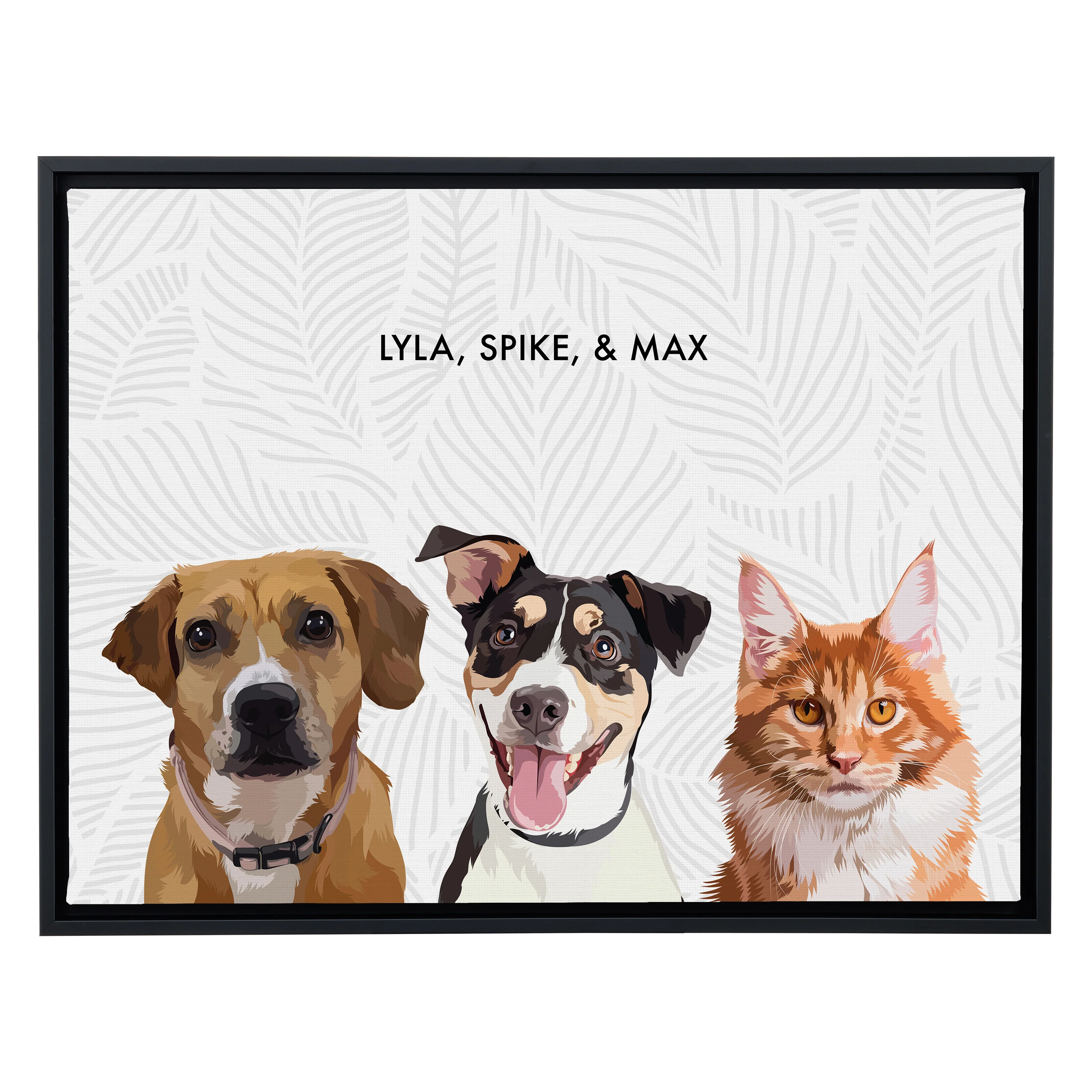 Custom Three Pet Portrait - Image 25