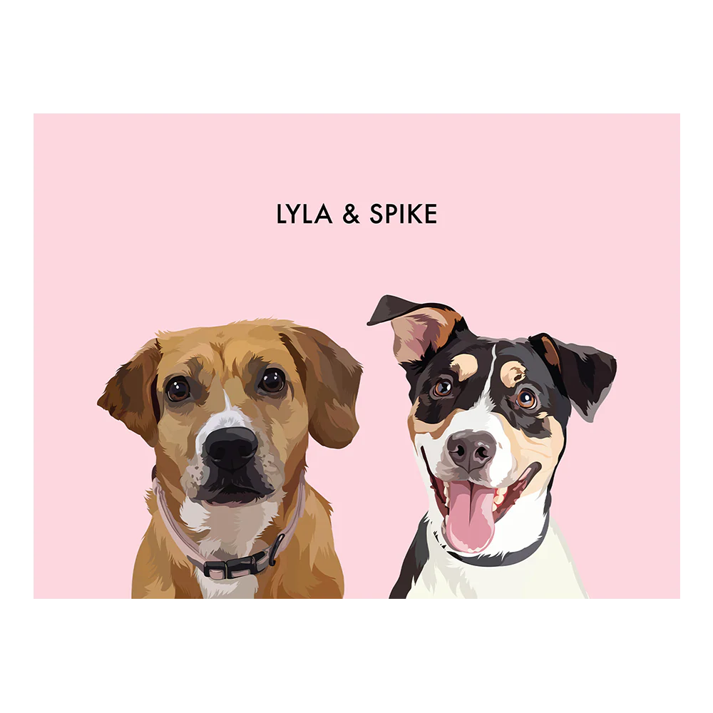 Custom Portrait for Two Pets - Image 45