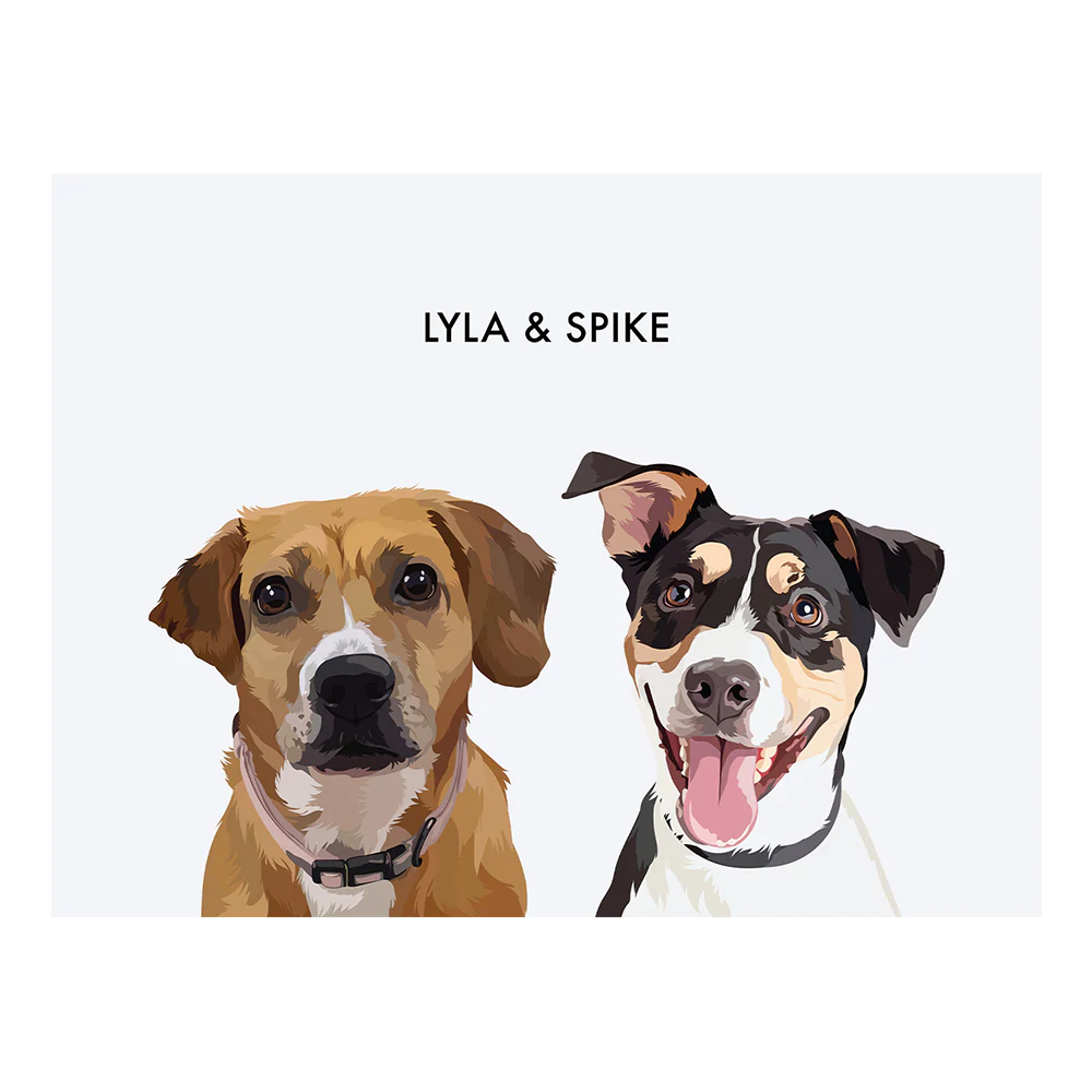 Custom Portrait for Two Pets - Image 48