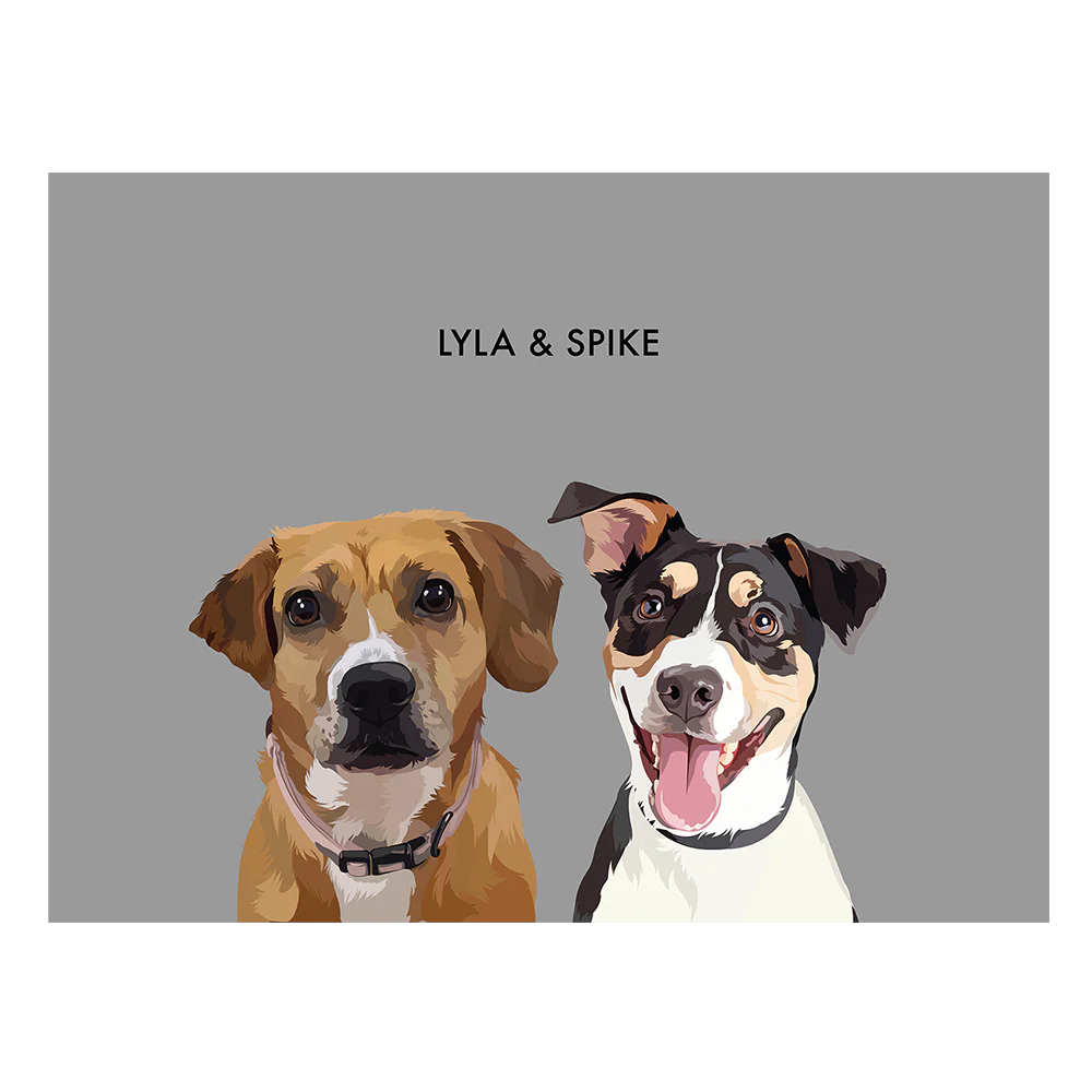 Custom Portrait for Two Pets - Image 63