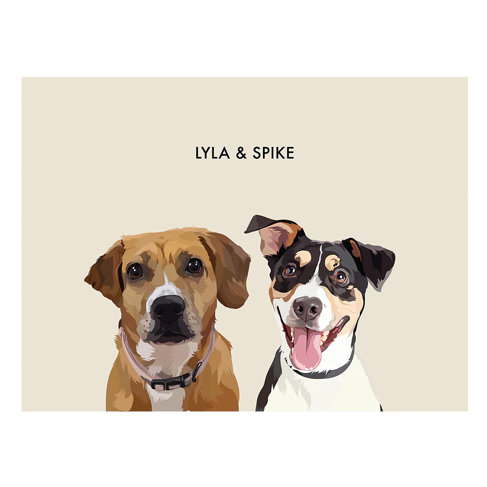 Custom Portrait for Two Pets - Image 65