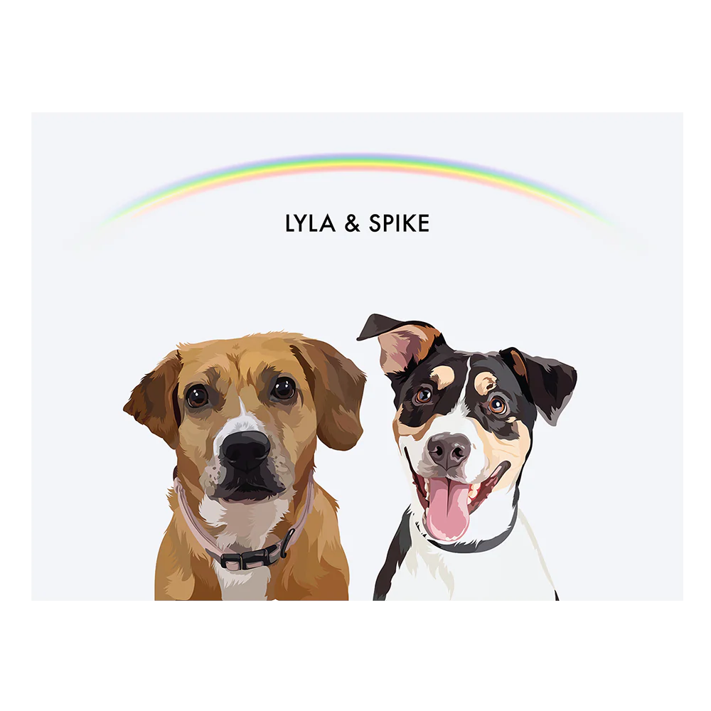 Custom Portrait for Two Pets - Image 67