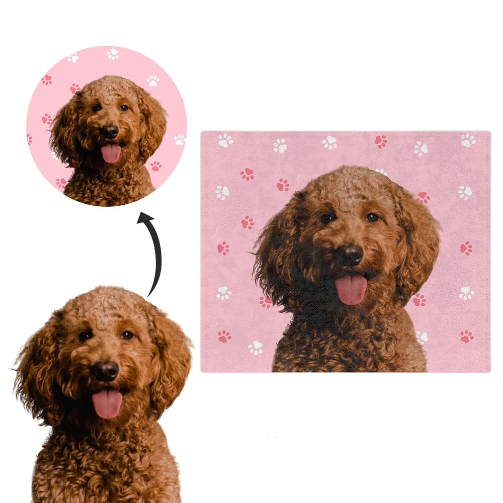 Customized Pet Art Blanket - 1 Pet - Image 2