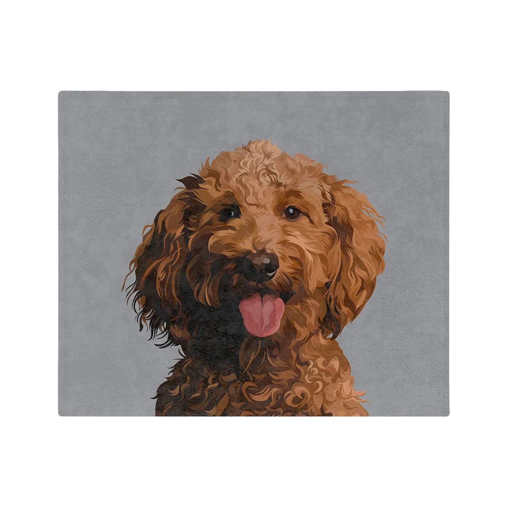 Customized Pet Art Blanket - 1 Pet - Image 5