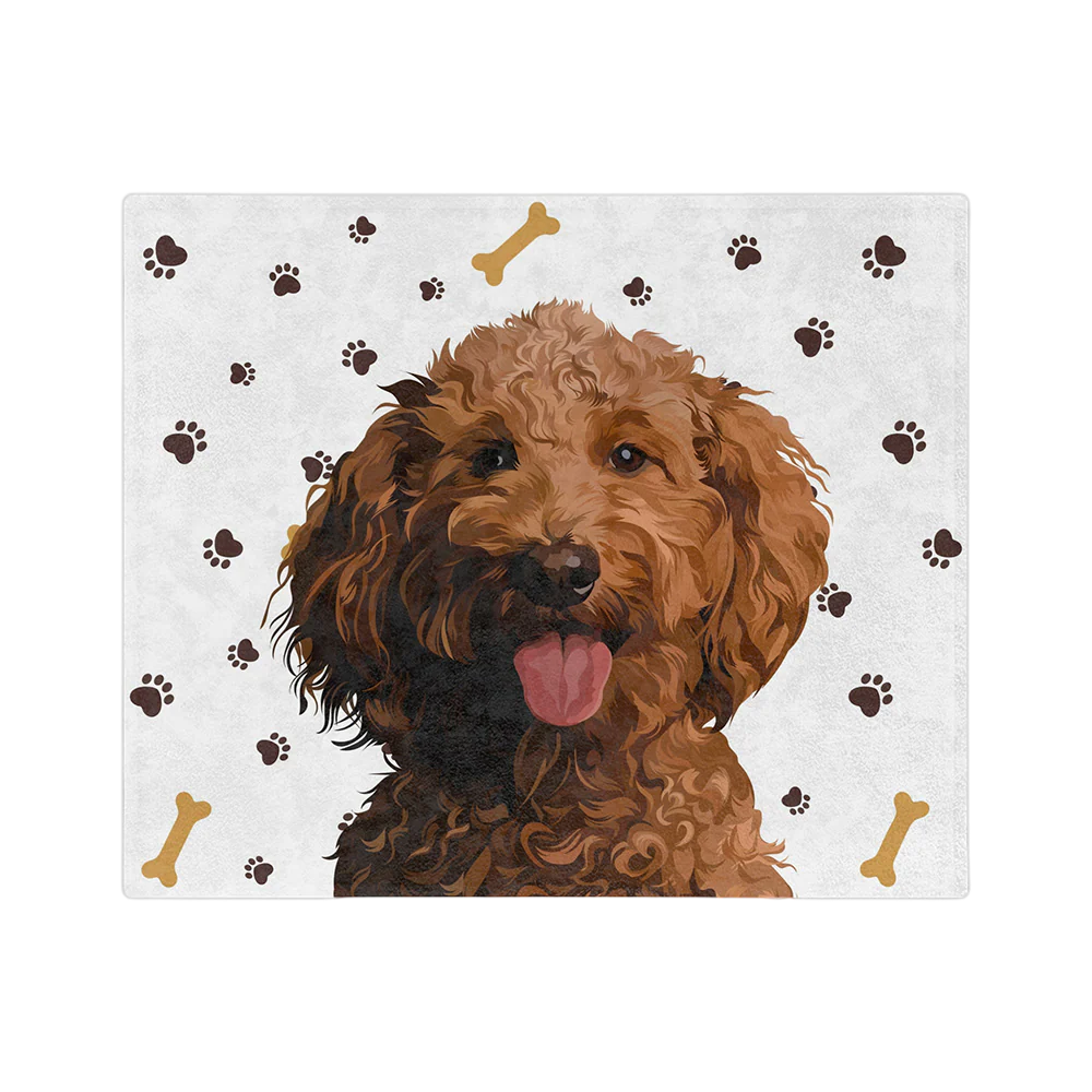 Customized Pet Art Blanket - 1 Pet - Image 9