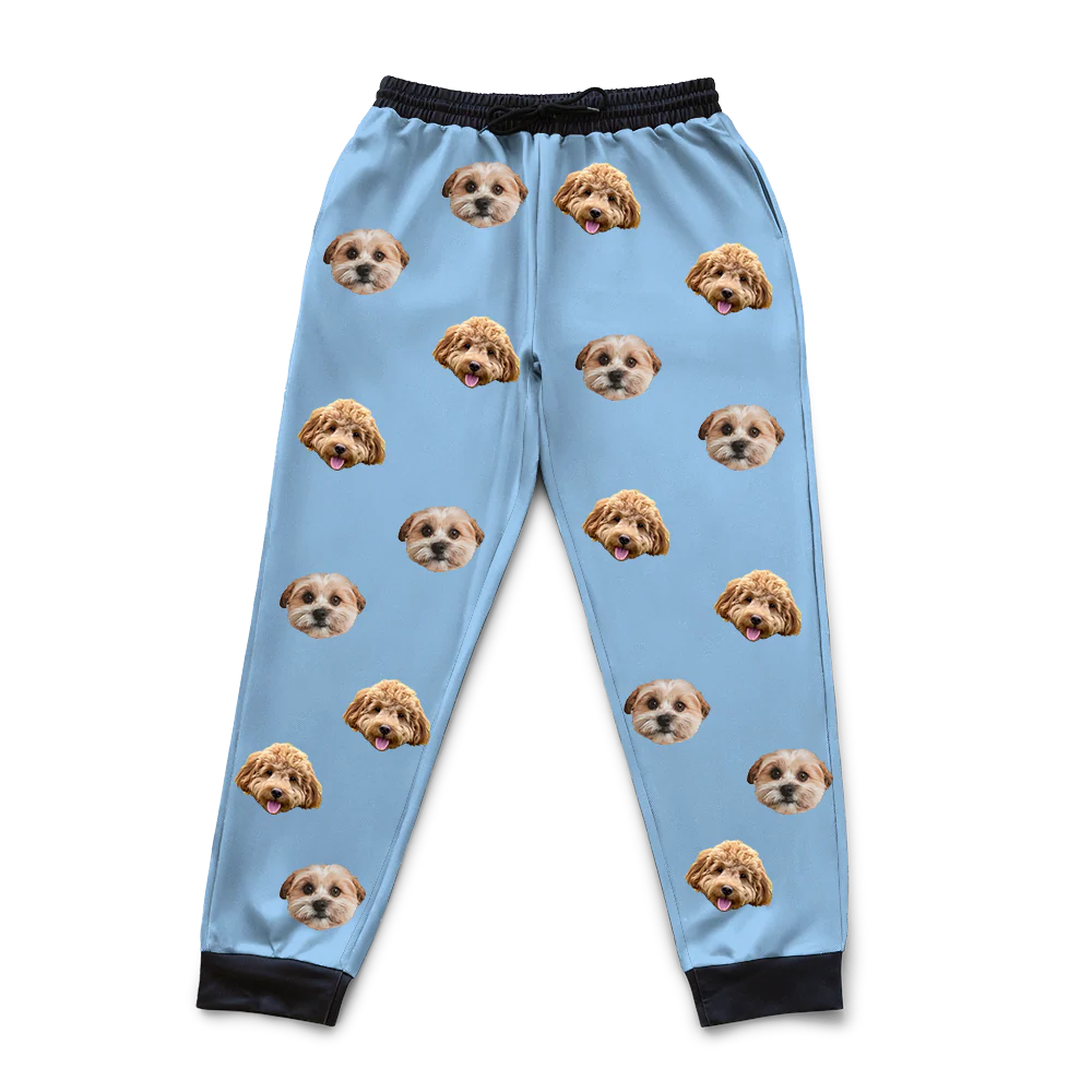 Customized Pet Face Sweatpants - 2 Pets - Image 14