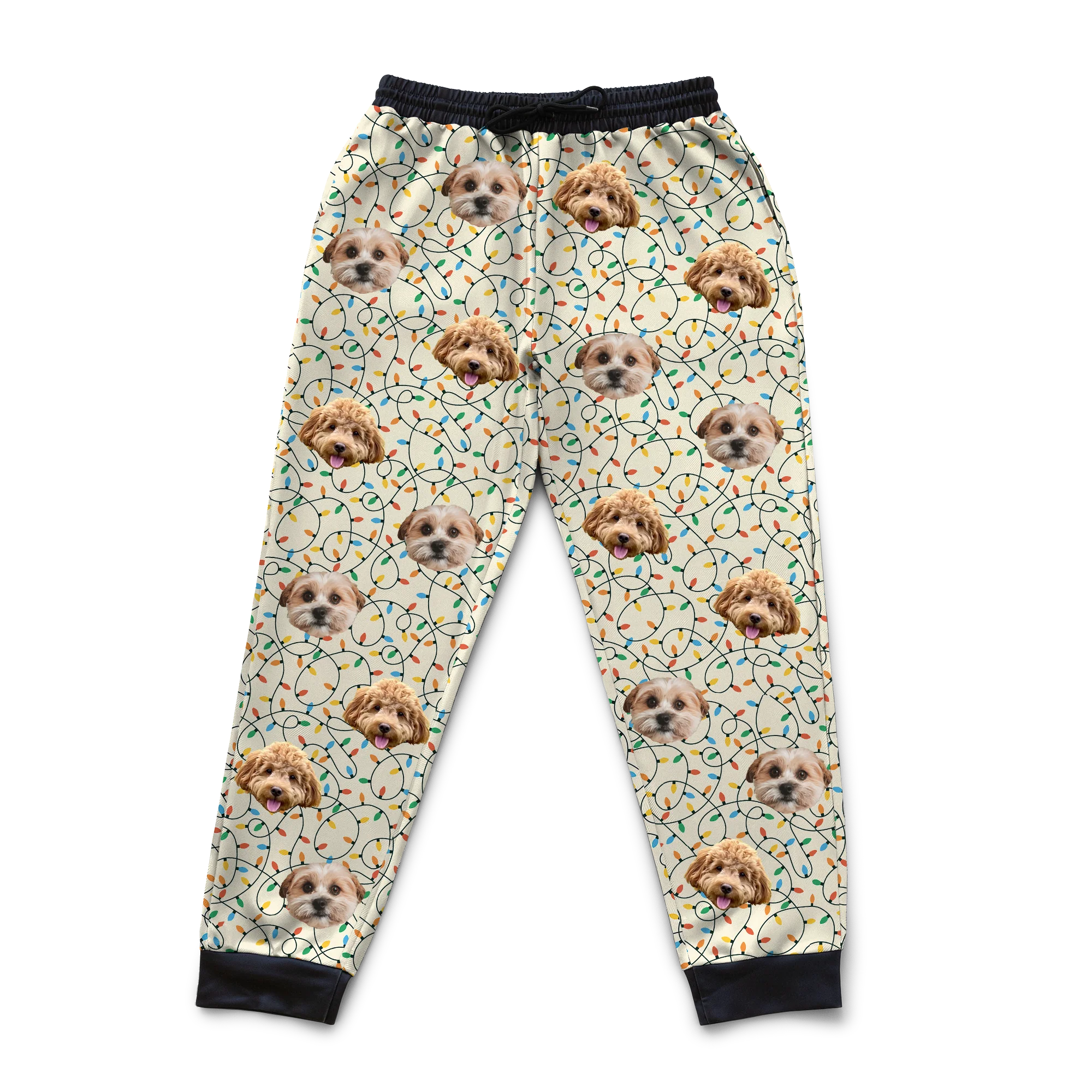 Customized Pet Face Sweatpants - 2 Pets - Image 30