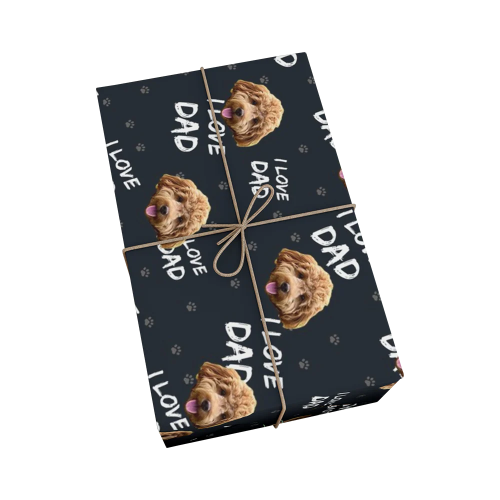 Customized Pet Face Wrapping Paper - 1 Pet - Image 3