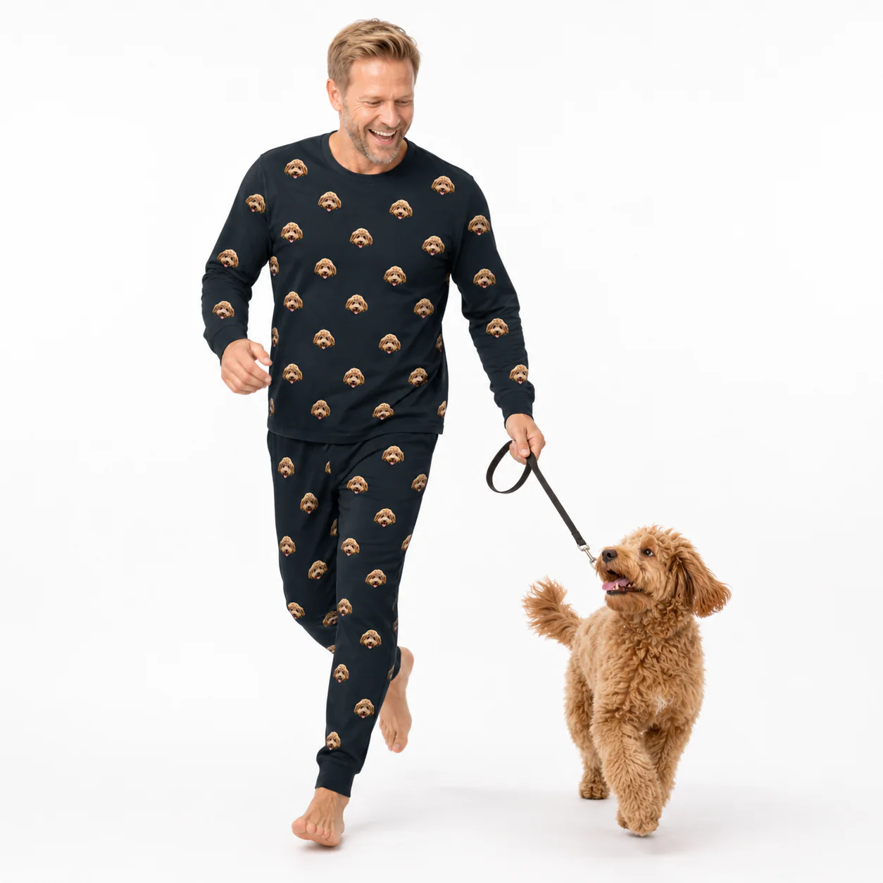 Adult Custom Pet Face Jogger Pajamas - Image 15
