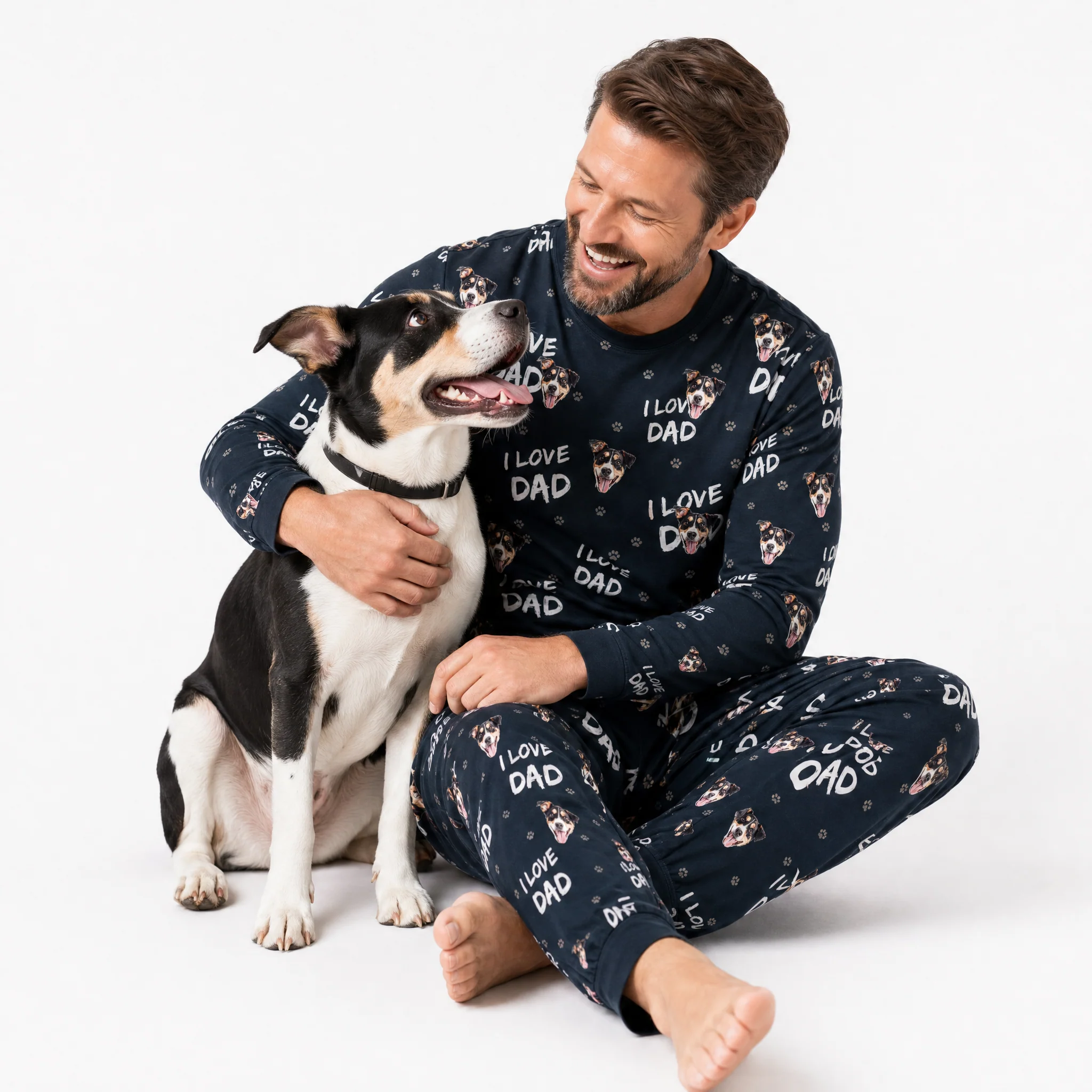 Adult Custom Pet Face Jogger Pajamas - Image 20