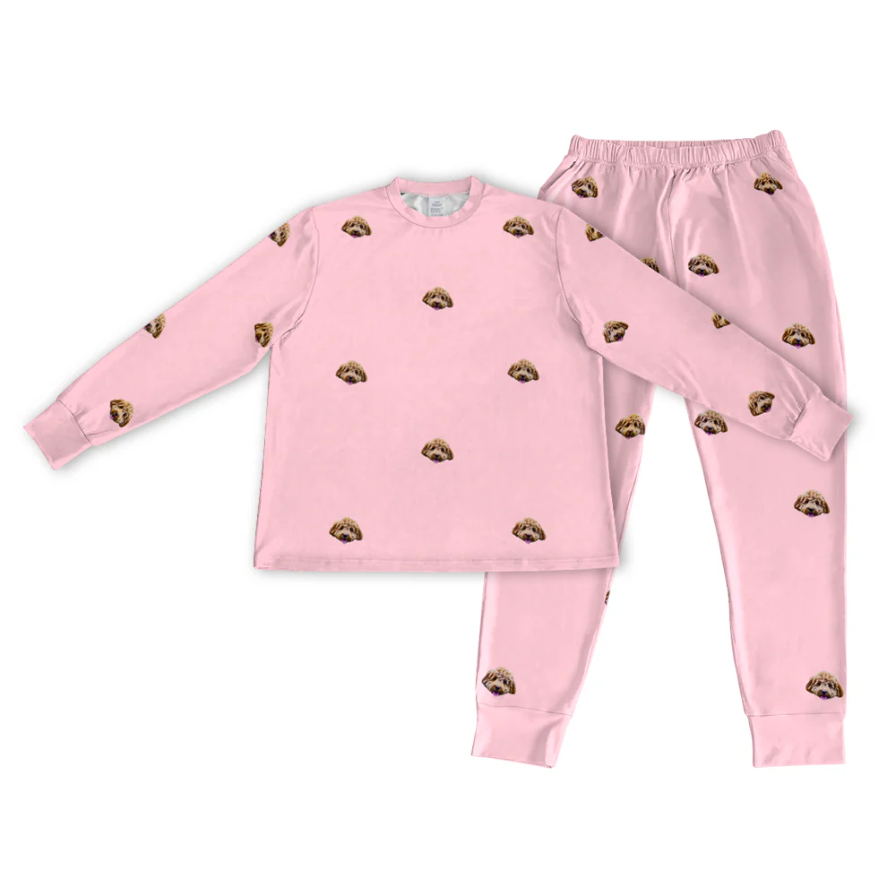 Adult Custom Pet Face Jogger Pajamas - Image 30