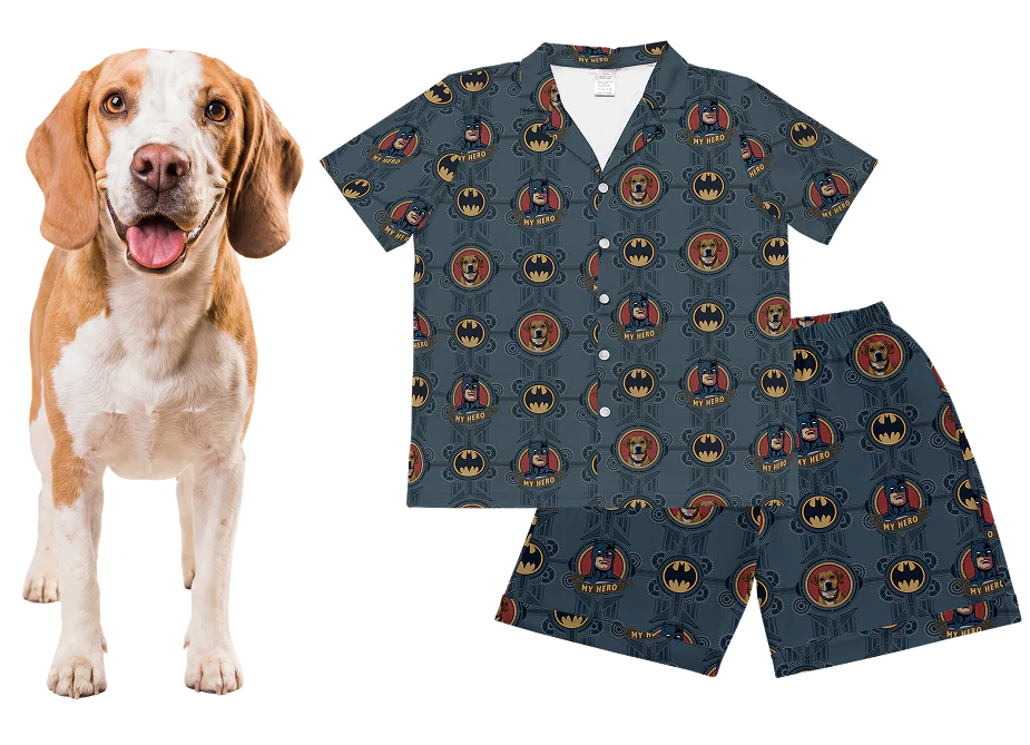 Kids Batman Pajamas with Your Pet's Face - Image 5