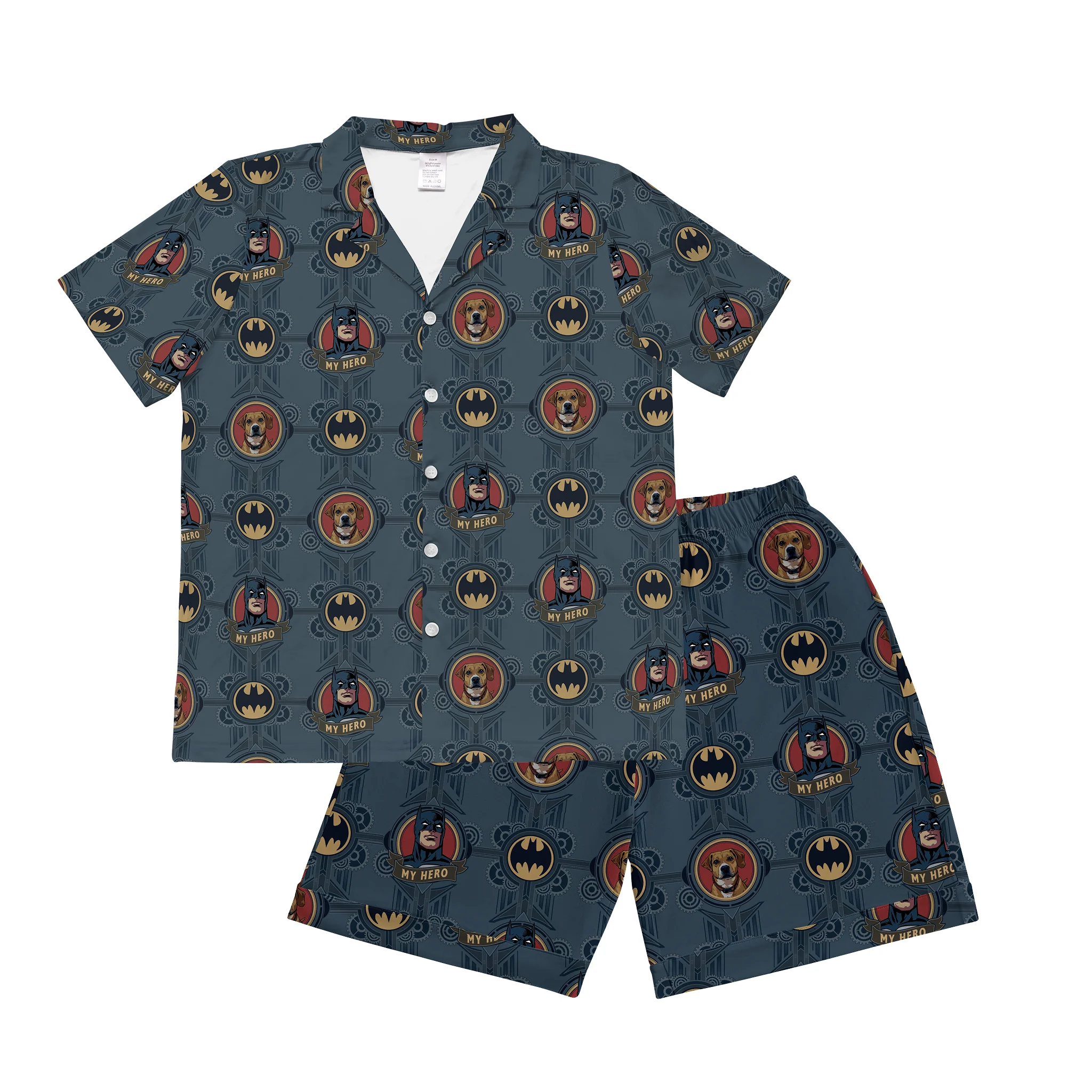Kids Batman Pajamas with Your Pet's Face - Dark Knight - Image 5
