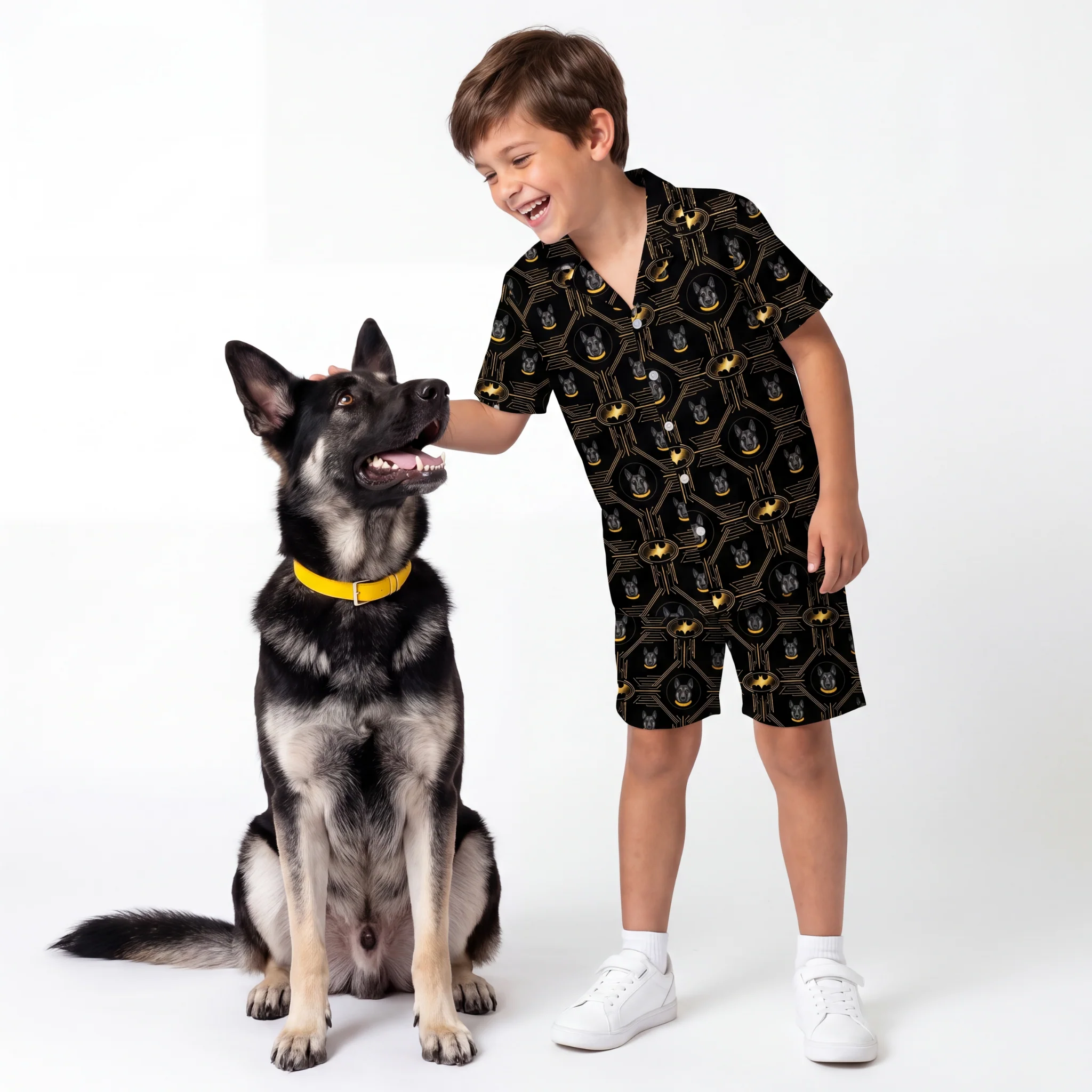 Kids Batman Pajamas with Your Pet's Face - Image 8