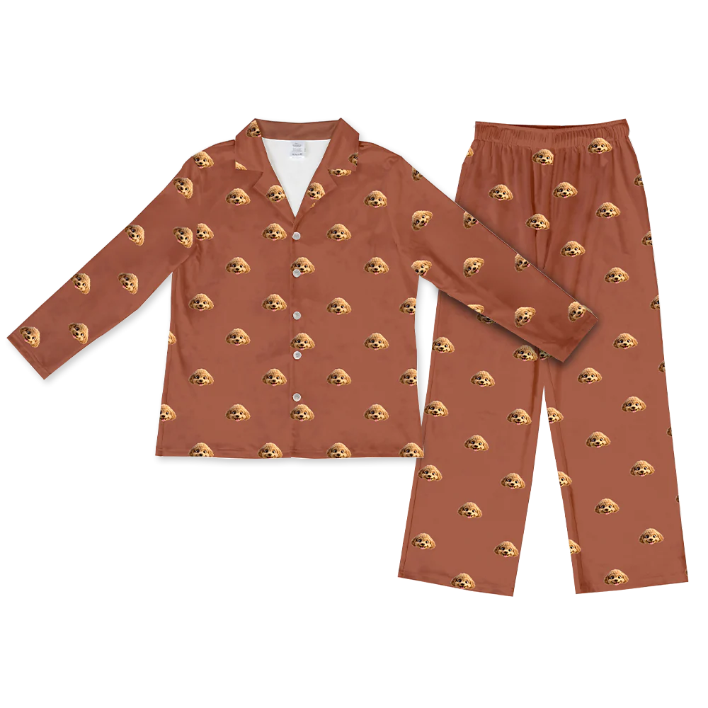 Kids Custom Cartoon Pet Face Pajamas - Image 24