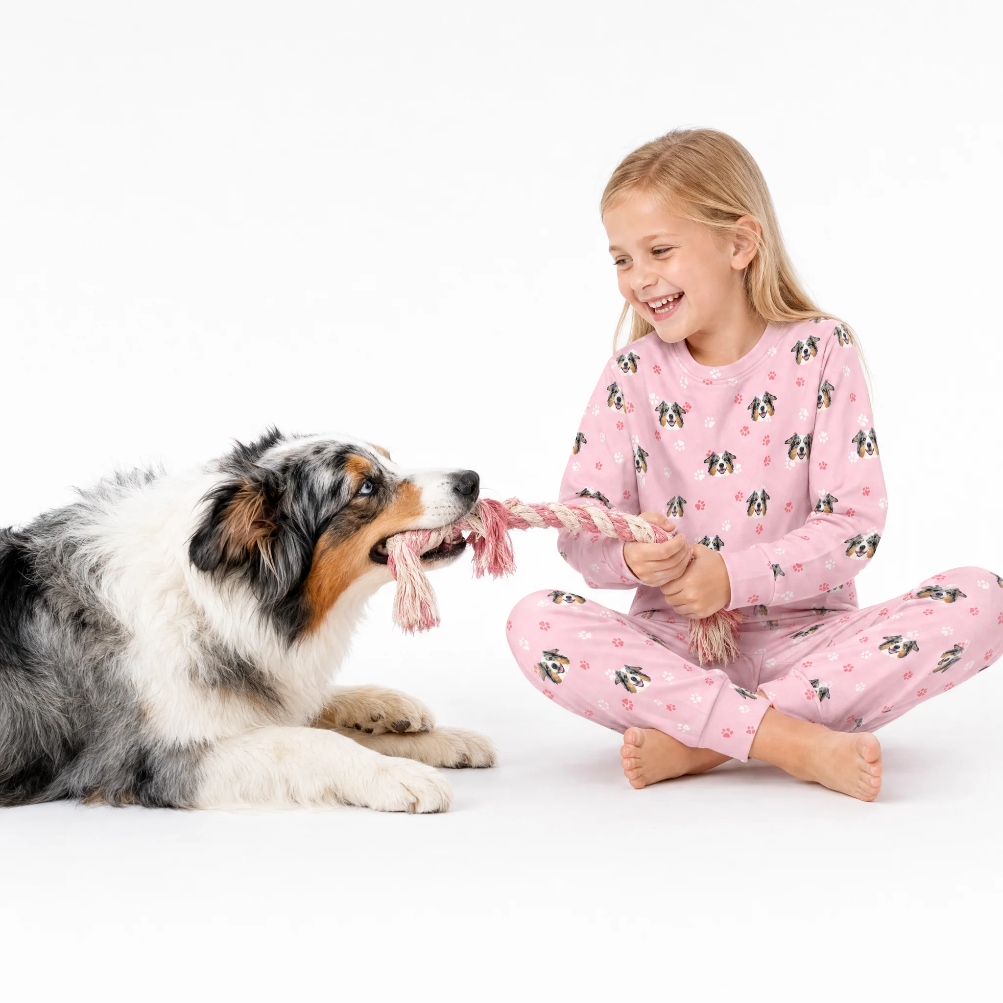 Kids Custom Pet Face Jogger Pajamas - Image 15