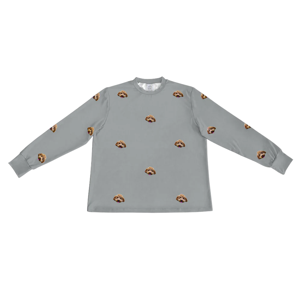 Kids Custom Pet Face Jogger Pajamas - Image 24