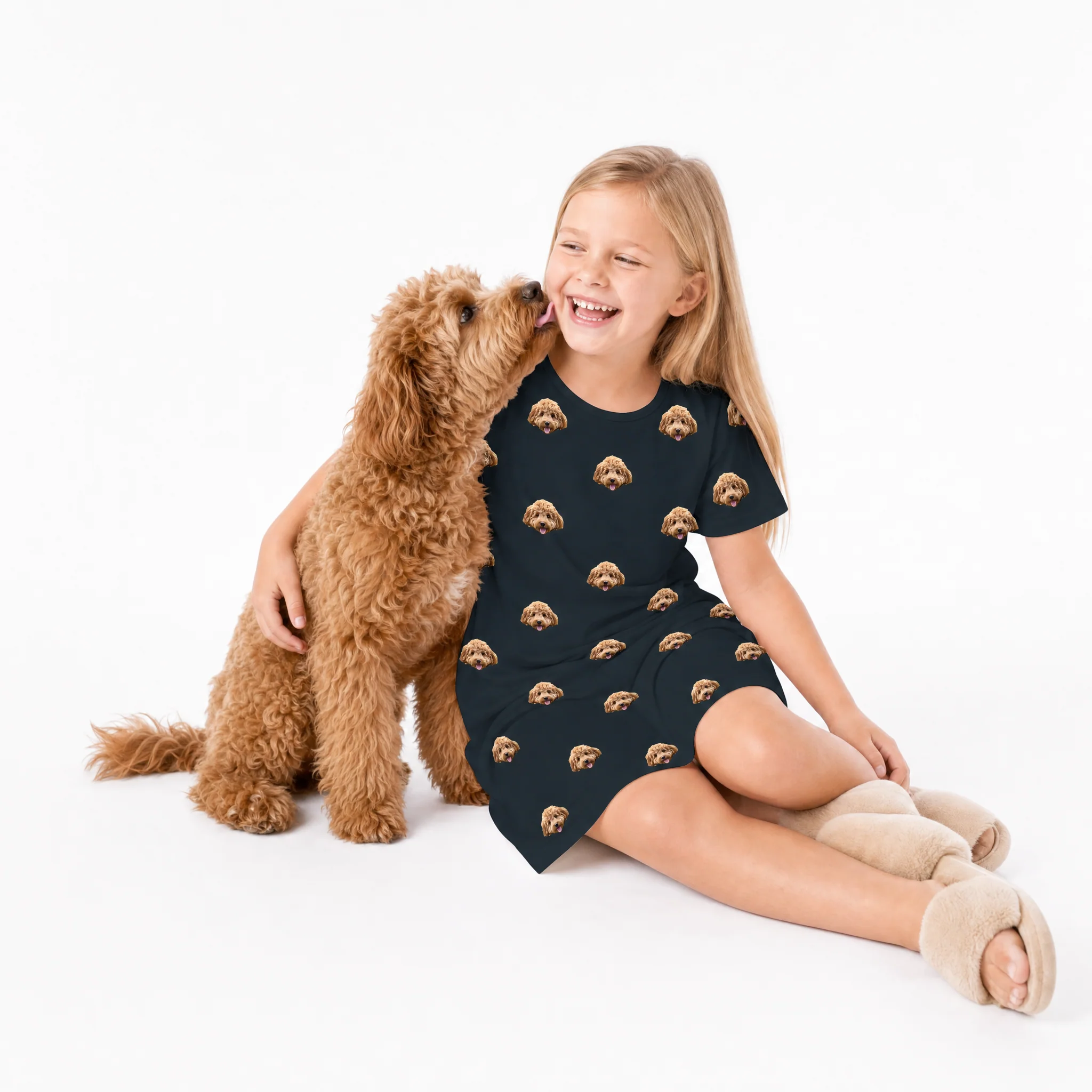 Kids Custom Pet Face Nightgowns - Image 12