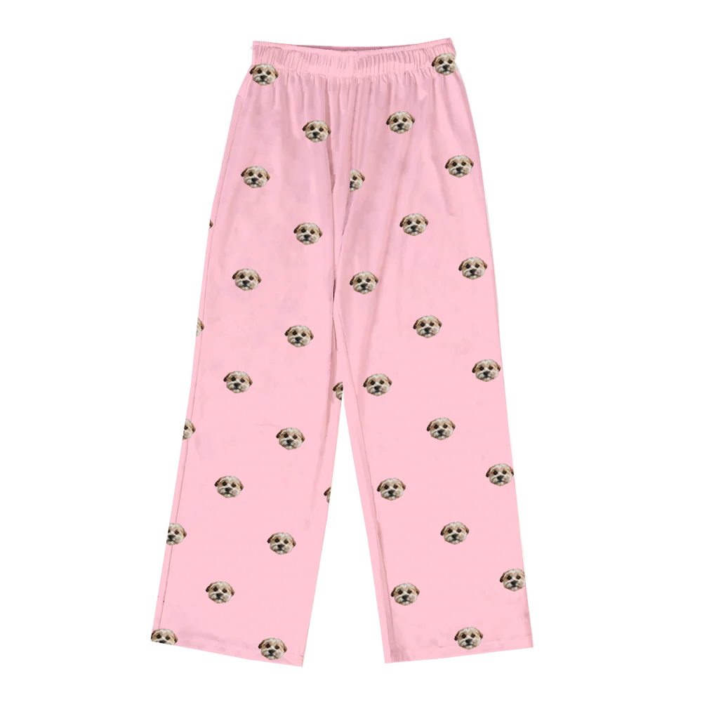 Kids Custom Pet Face Pajama Pants - Image 23