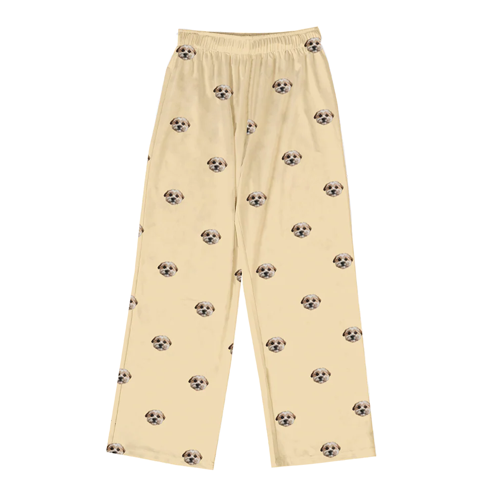 Kids Custom Pet Face Pajama Pants - Image 24