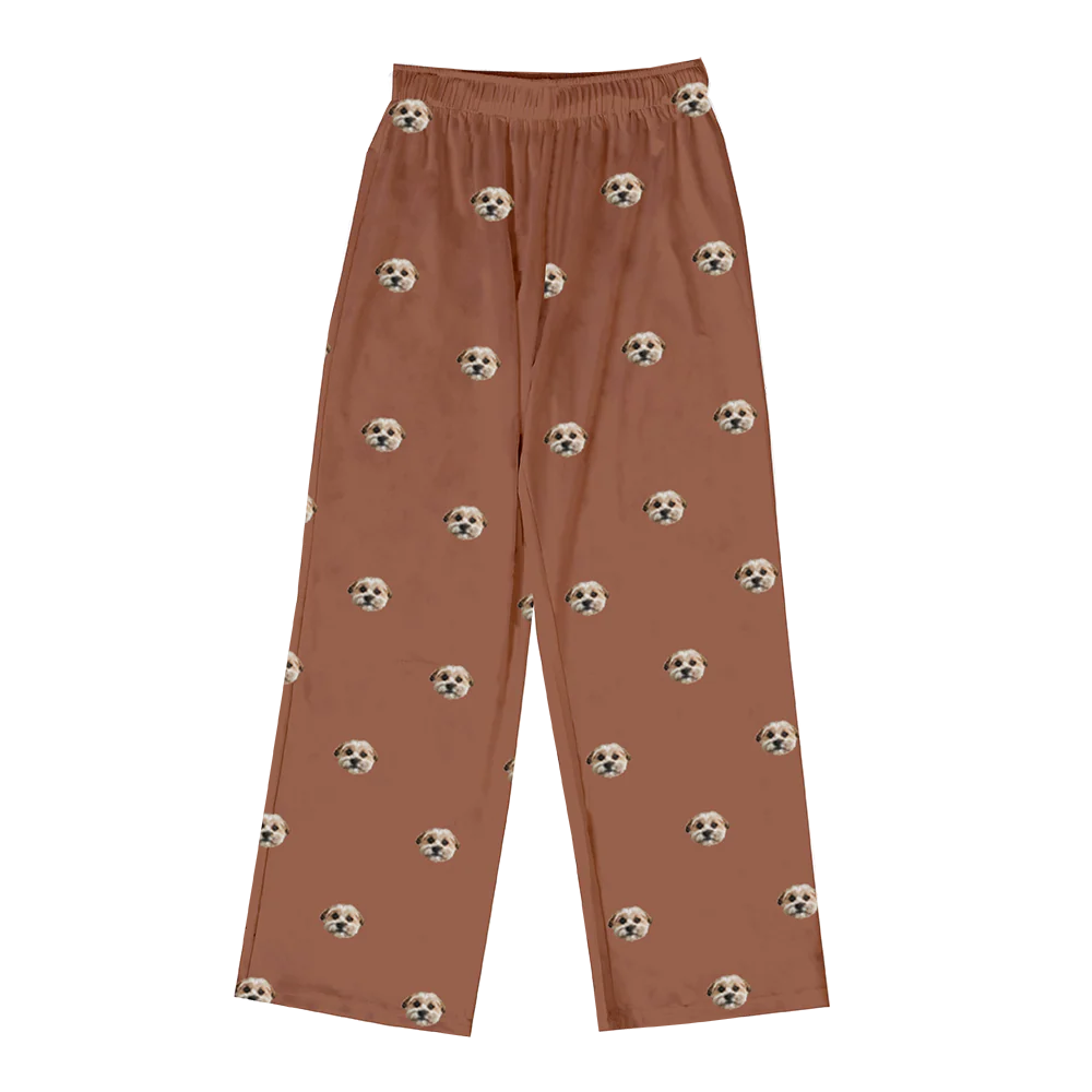Kids Custom Pet Face Pajama Pants - Image 26
