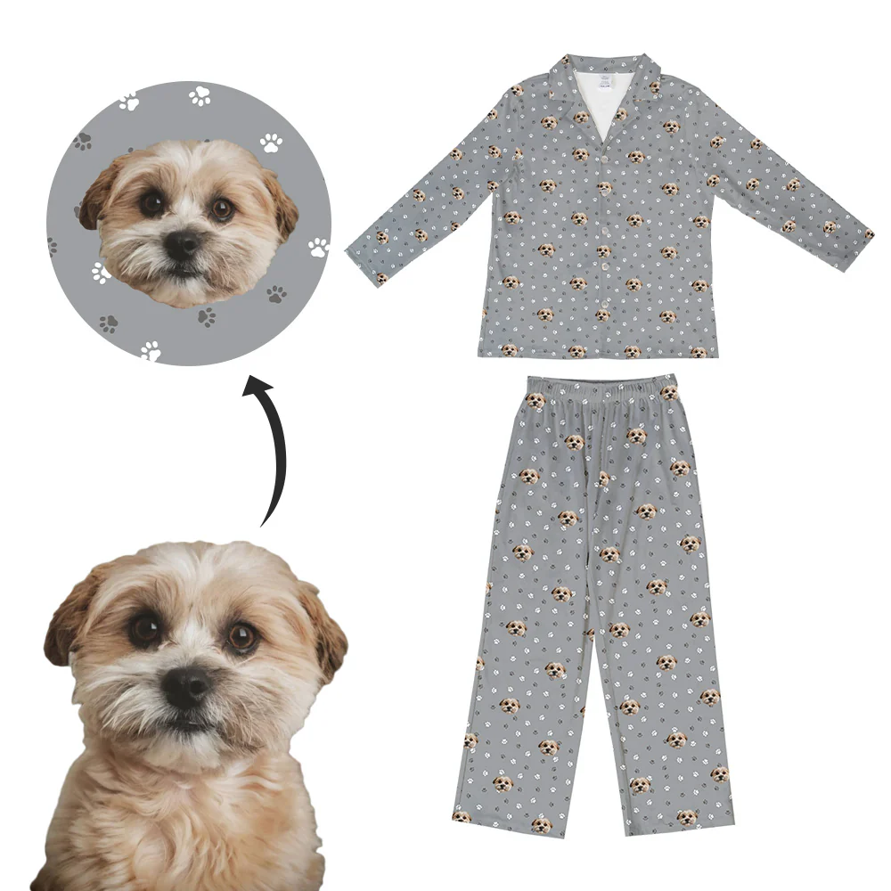Kids Custom Pet Face Pajamas - Image 12