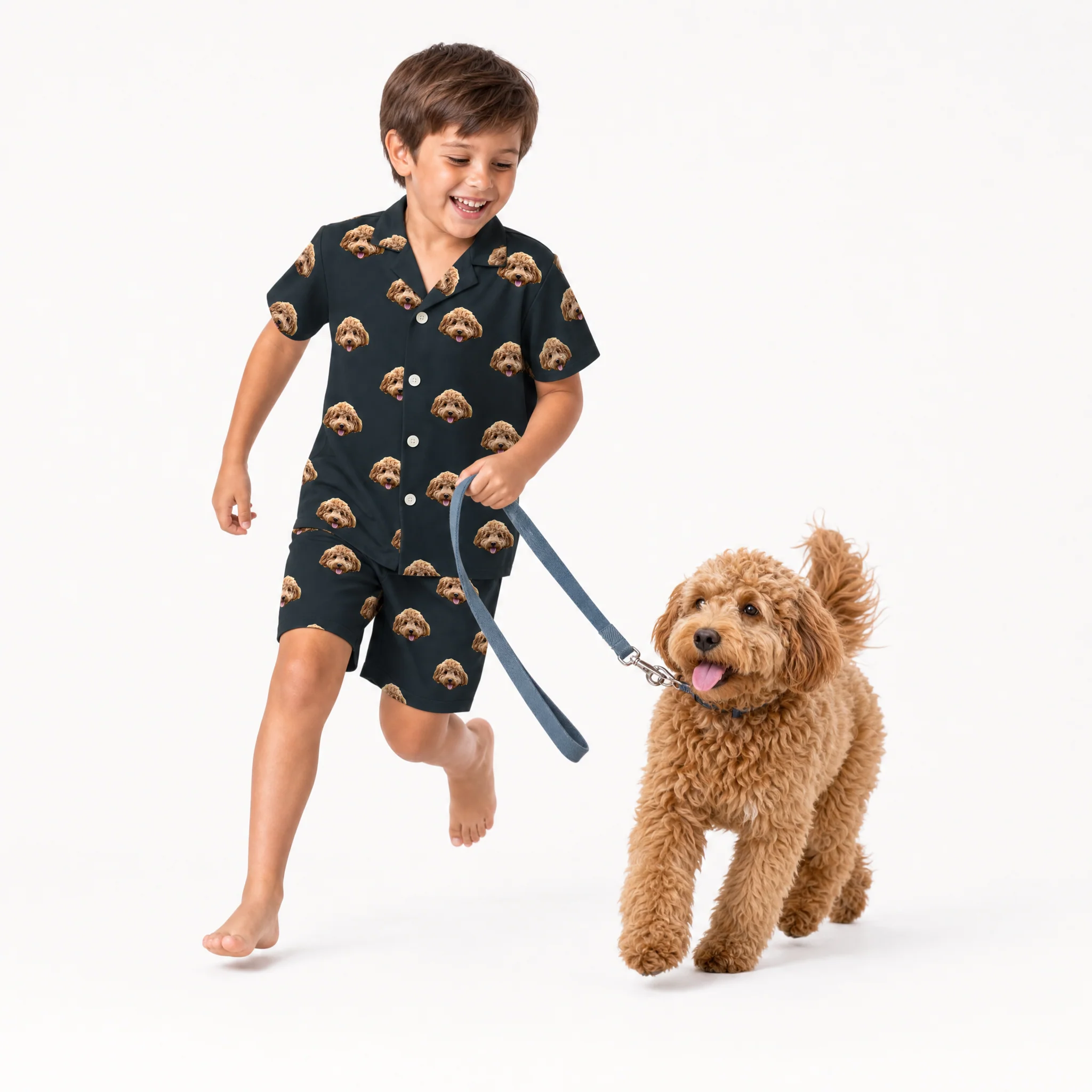 Kids Custom Pet Face Pajamas - Image 19