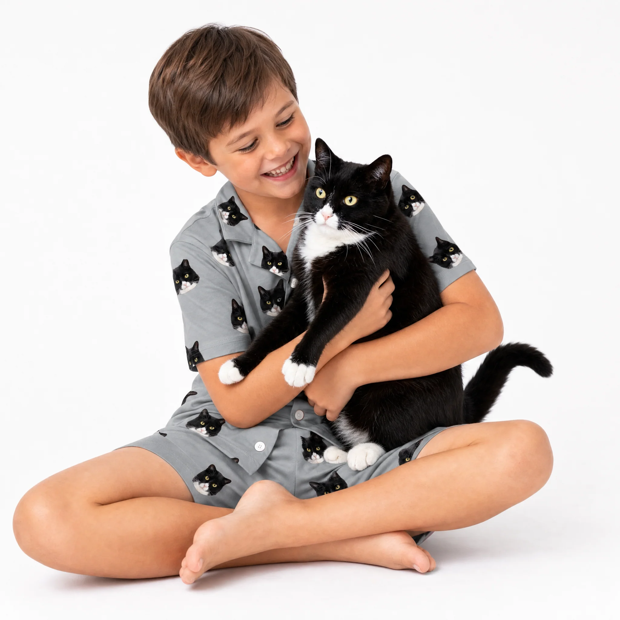 Kids Custom Pet Face Pajamas - Image 6