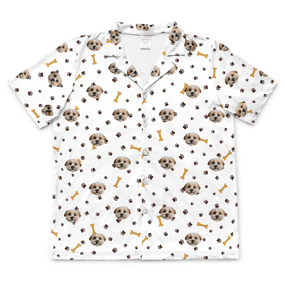 Kids Custom Pet Face Pajamas - Paws and Bones - Image 11
