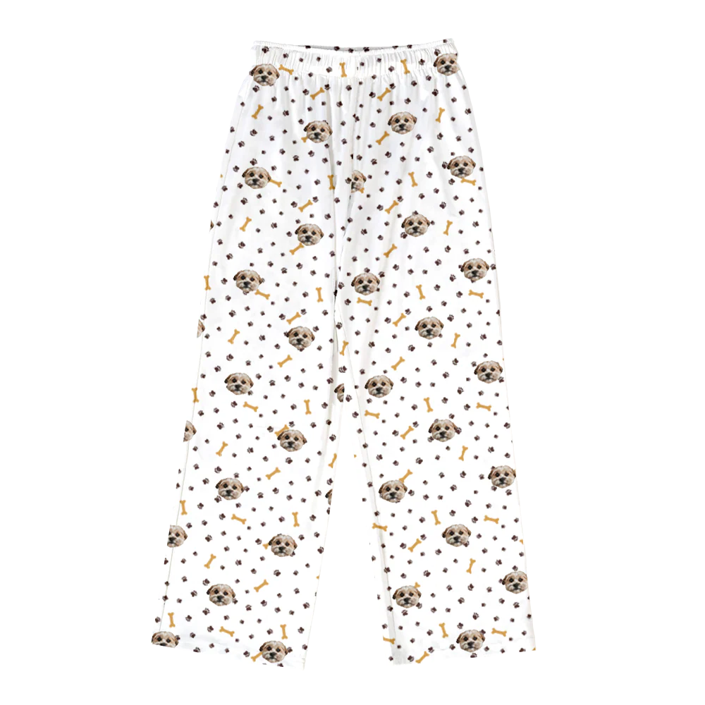 Kids Custom Pet Face Pajamas - Paws and Bones - Image 12
