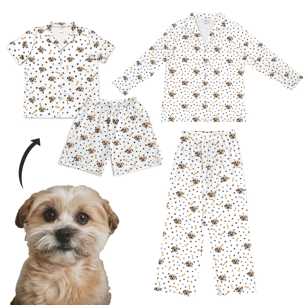 Kids Custom Pet Face Pajamas
