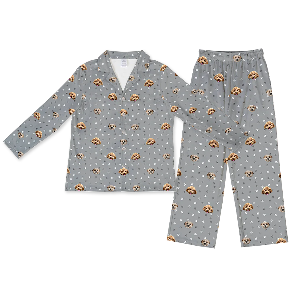 Kids Custom Pet Face Pajamas - Image 4