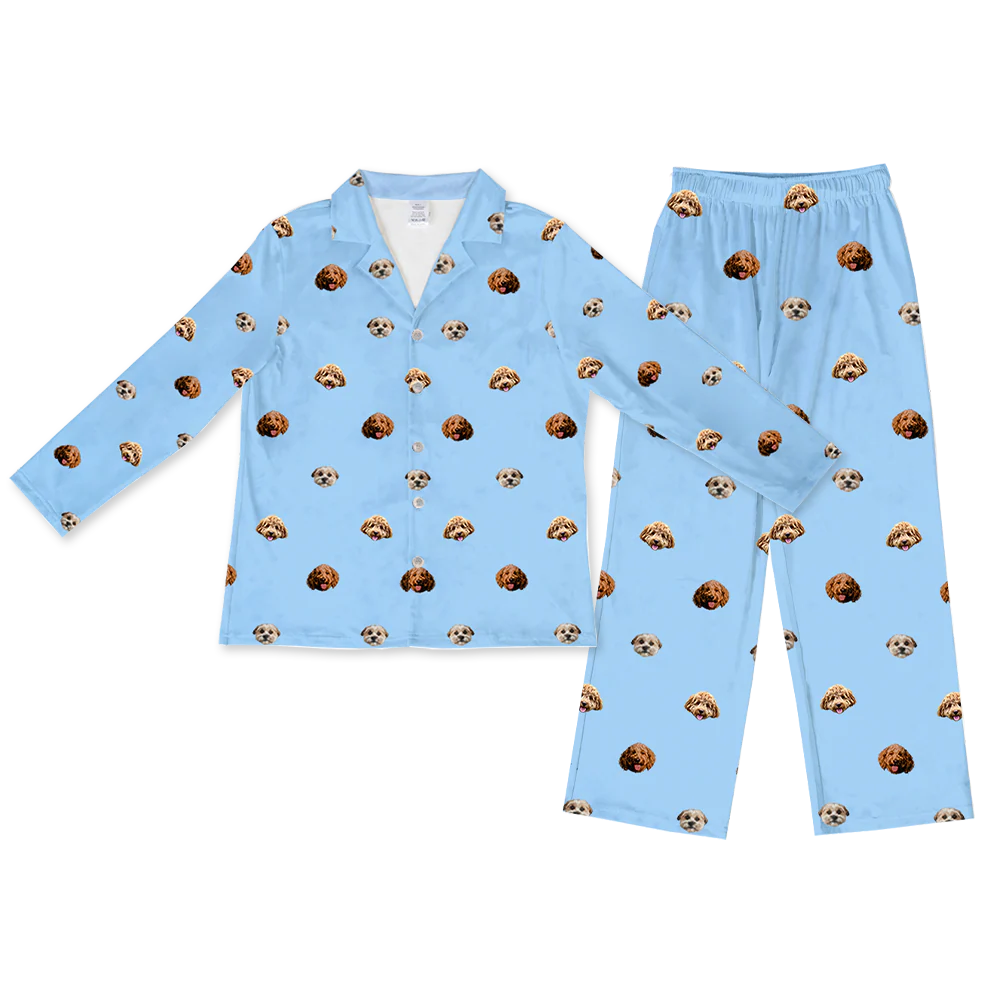 Kids Custom Pet Face Pajamas - Image 47
