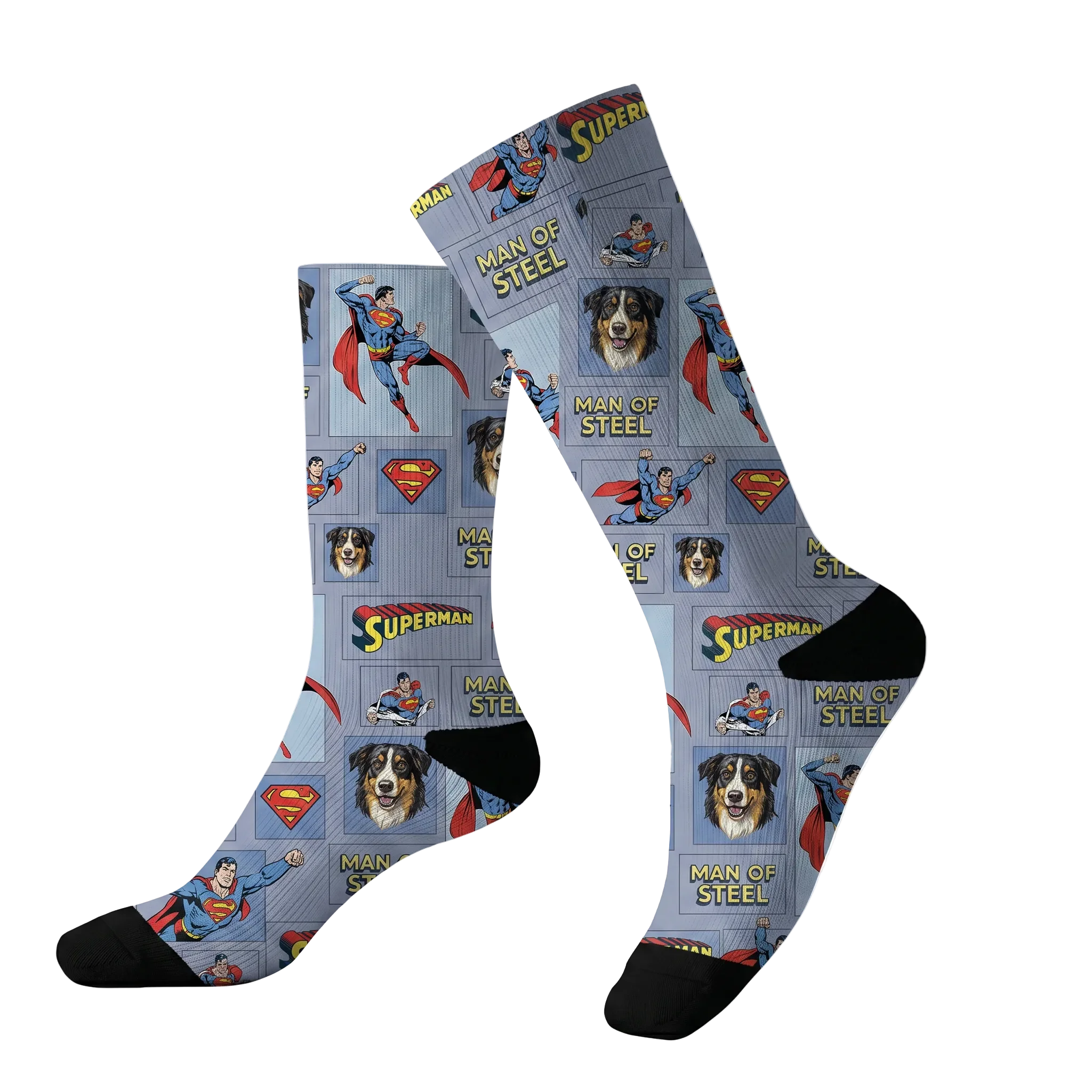 Superman Socks with Your Pet's Face - Image 5