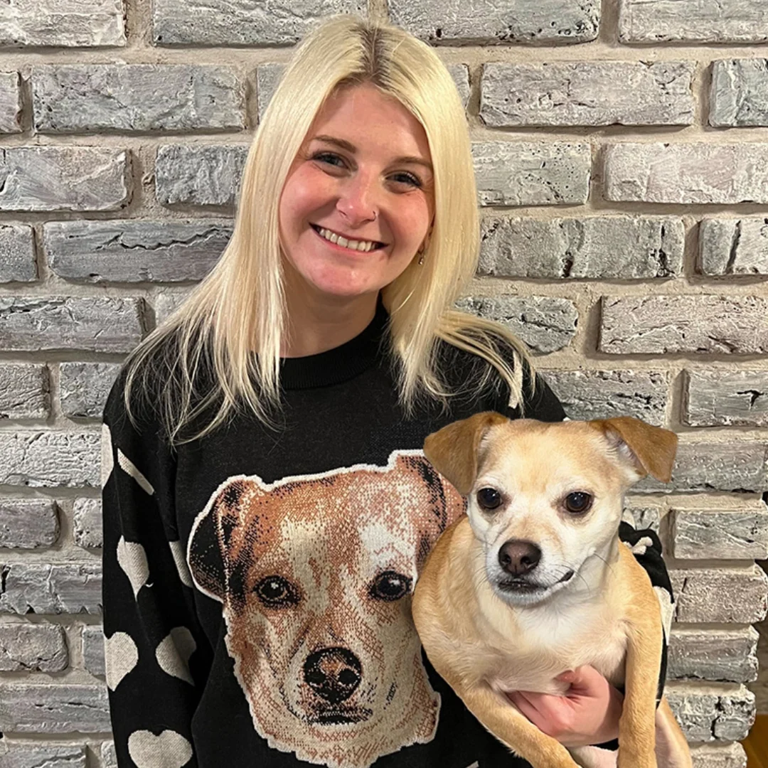 Heart Sleeve Custom Knit Pet Sweater - Image 5