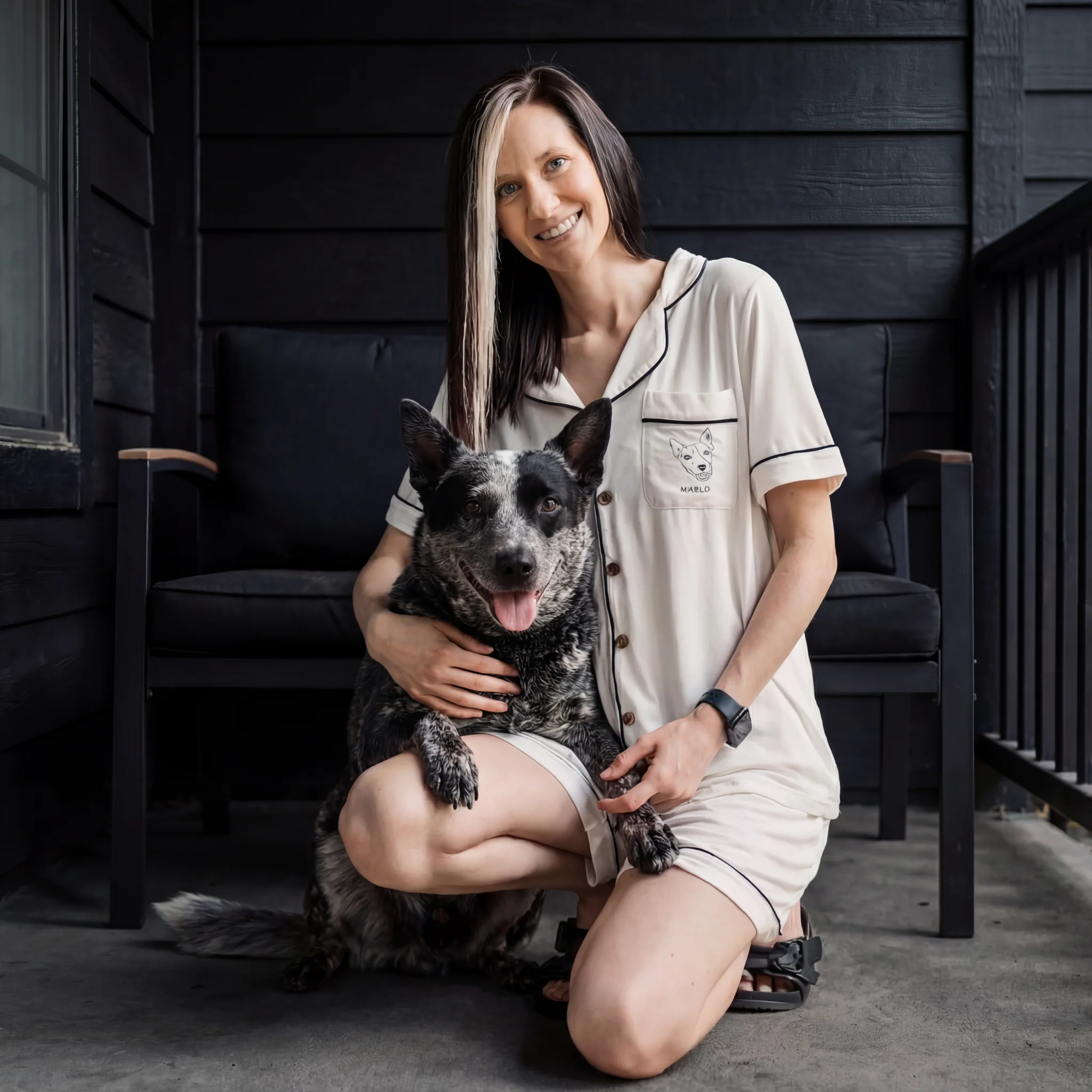 Premium Women's Bamboo Custom Pet Face Pajamas - Image 8